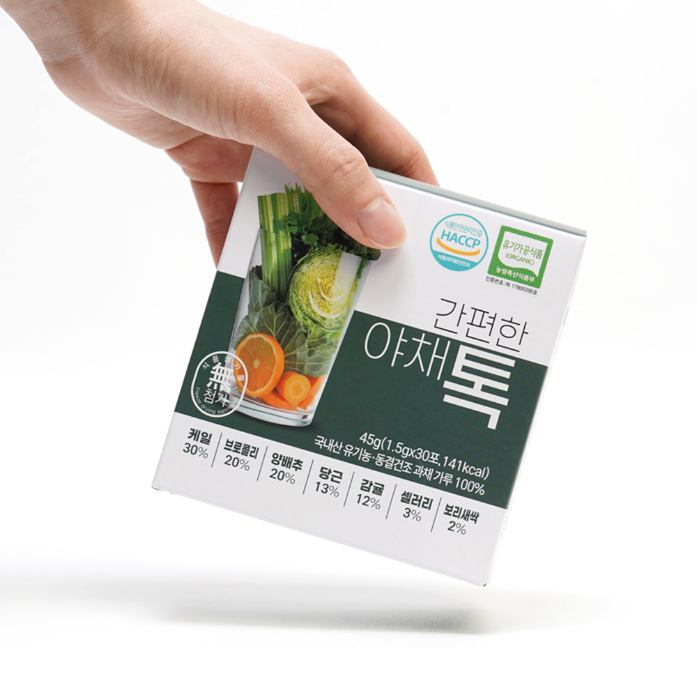 유기농 야채톡 산마을 동결건조 생식 7가지 야채가루 1.5g, 30개 - 상세 이미지 3