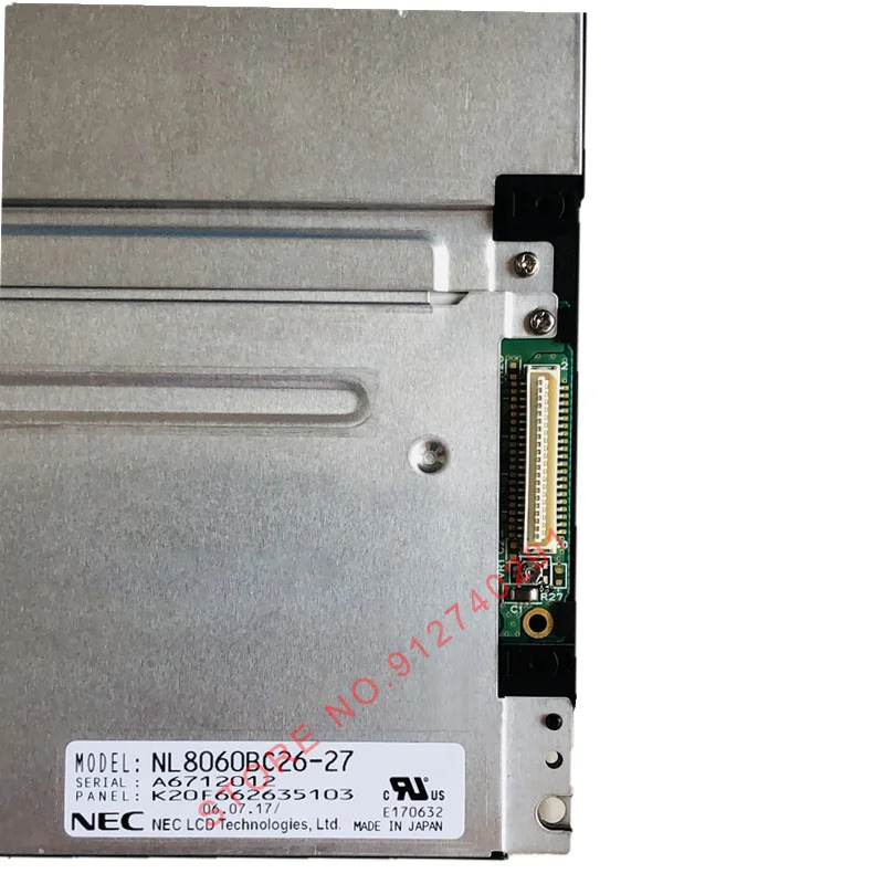 NL8060BC26-27 LCD 화면 디스플레이 패널 부품 NEC 오리지널 10.4 인치 104blm45 NL8060BC26 27