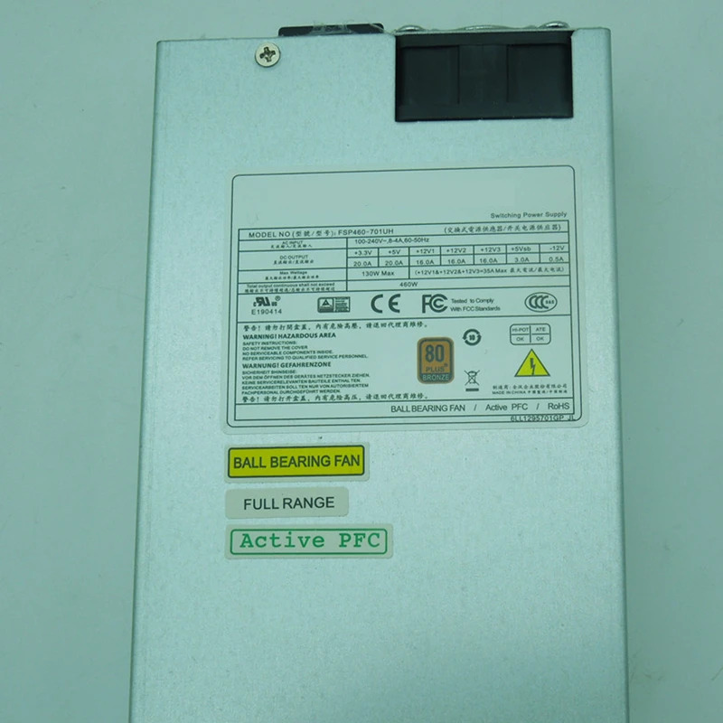 전원공급장치 FSP460-701UH FSP-5 V 1U PSU 460W 신