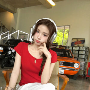 [자체제작] (국내제작) MADE 키홀버튼 펀칭 캡소매 반팔 티셔츠 ts... 착용 후기 | 사이즈/핏 총정리 - 상품 이미지 1