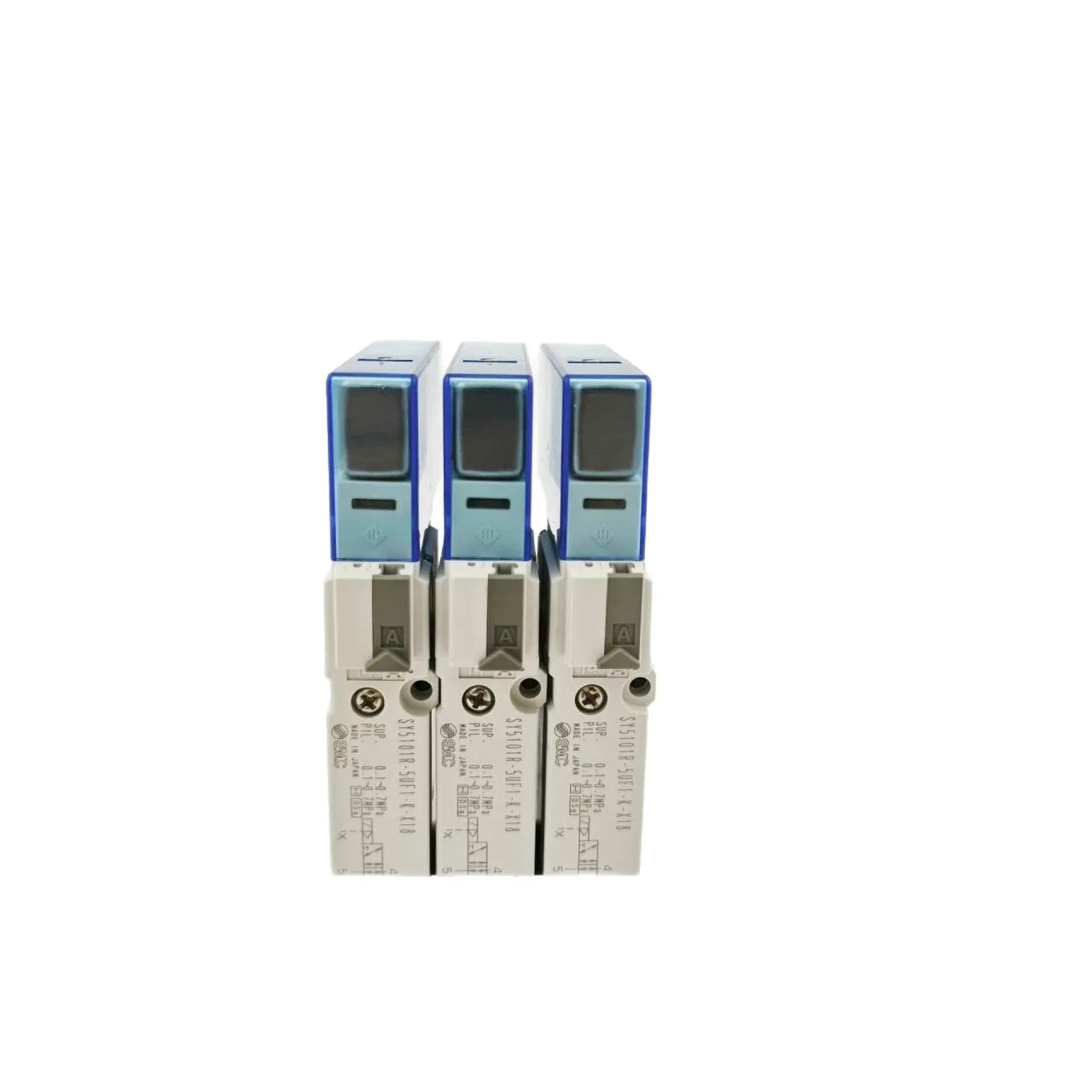 오리지널 SMC 솔레노이드 밸브 SY5101R-5UF1-K-X18 실제