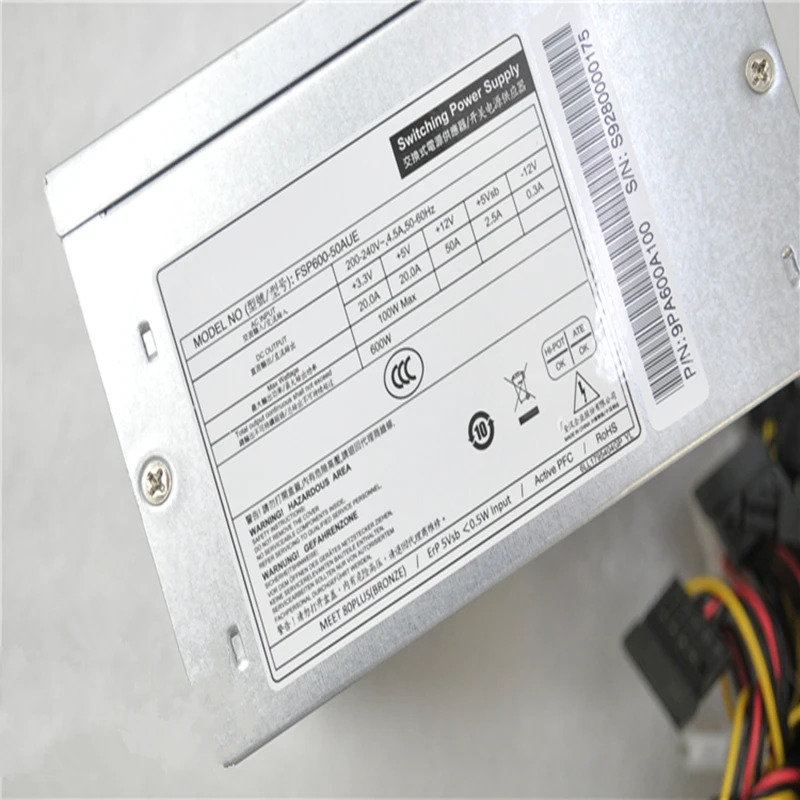 FSPPSU 600W 전원공급장치 FSP600-50AUE 신