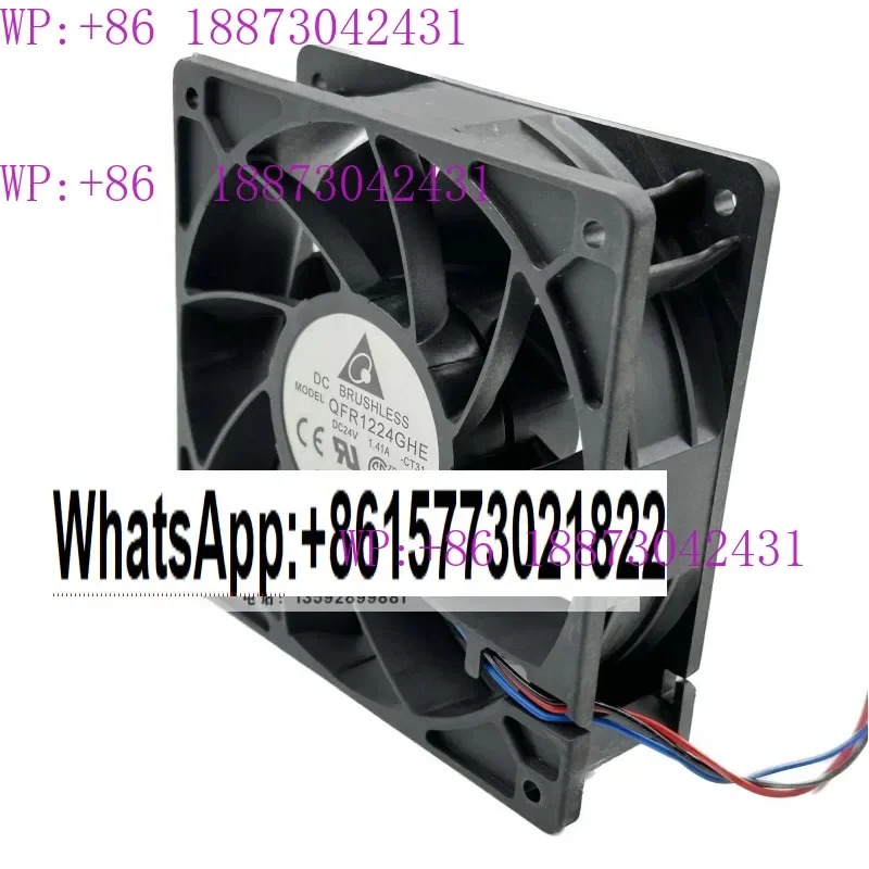 QFR1224GHE DC24V 1.41A 12038 냉각 주파수 변환기 냉각팬 4선