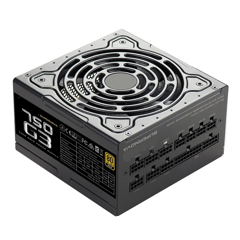 EVGA 무소음 전원공급장치PSU 정격 750W 650W 550W 피크 850W 전원공급장치 750 G3 650 550