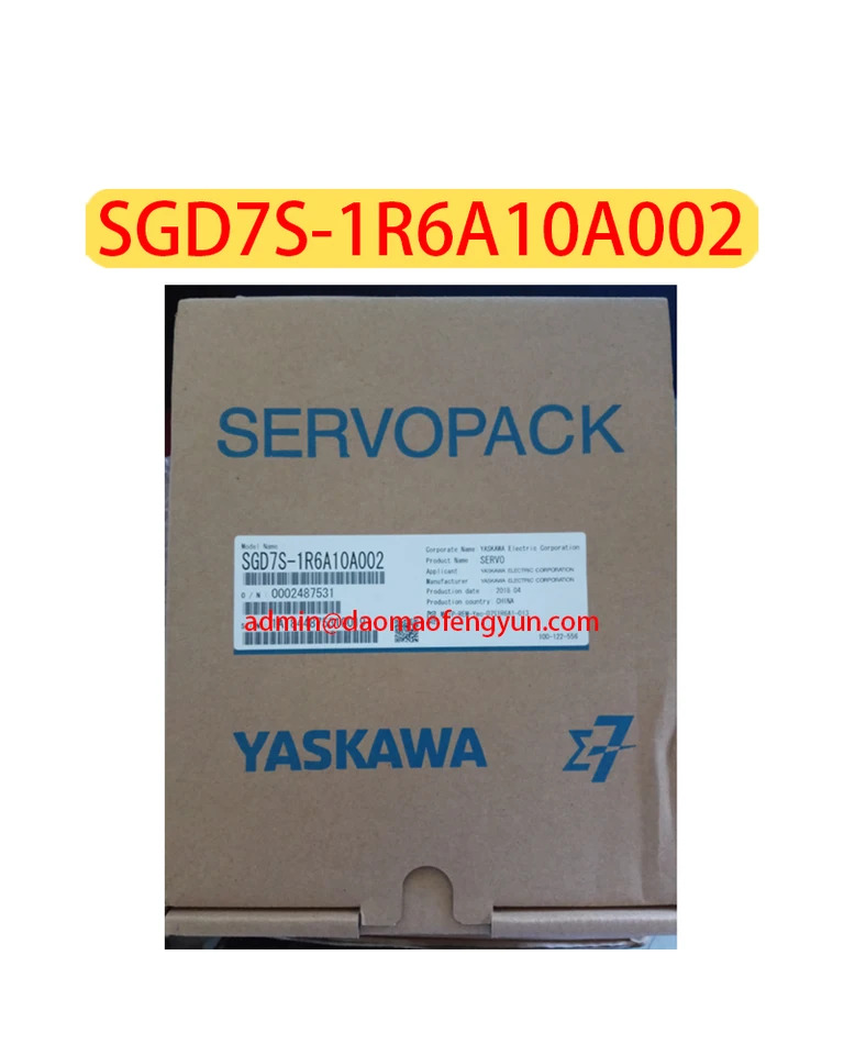 SGD7S-1R6A10A002 서보 드라이브 SGD7S 1R6A10A002 신