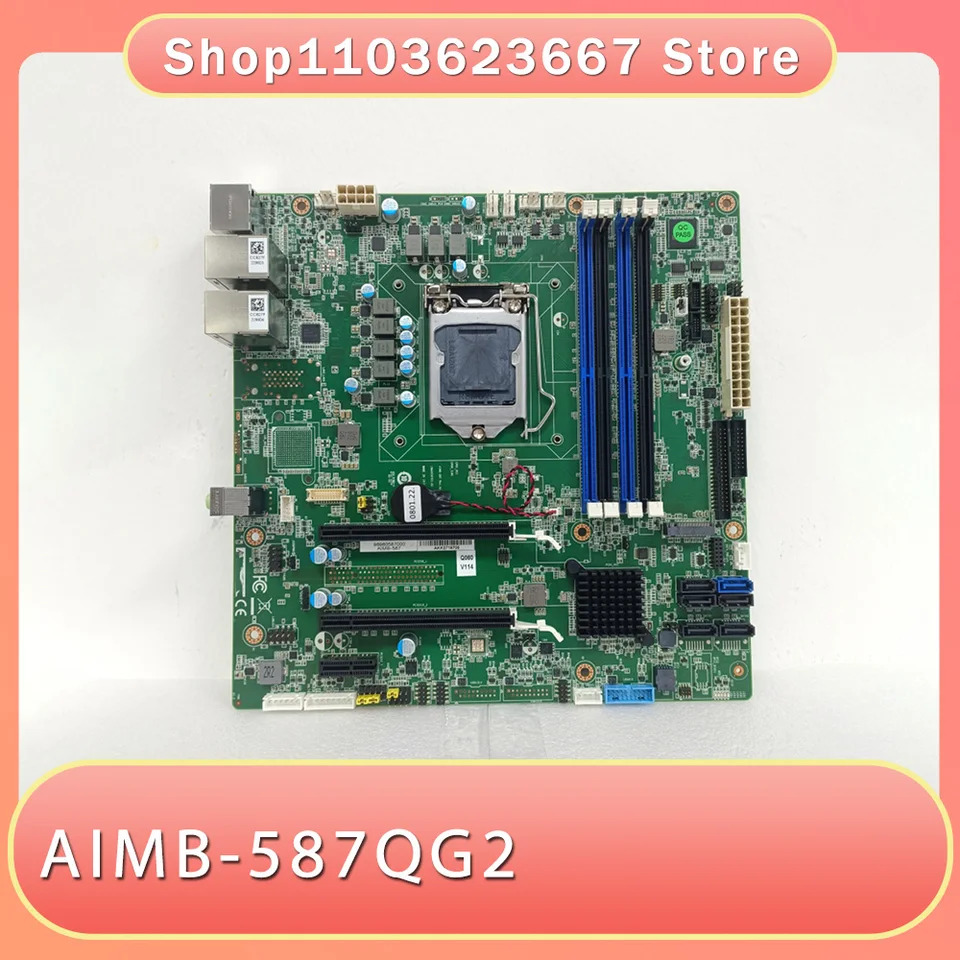 Advantech 산업마더보드 AIMB-587QG2세대 i3 i5 i7 i9-10900 LGA1200