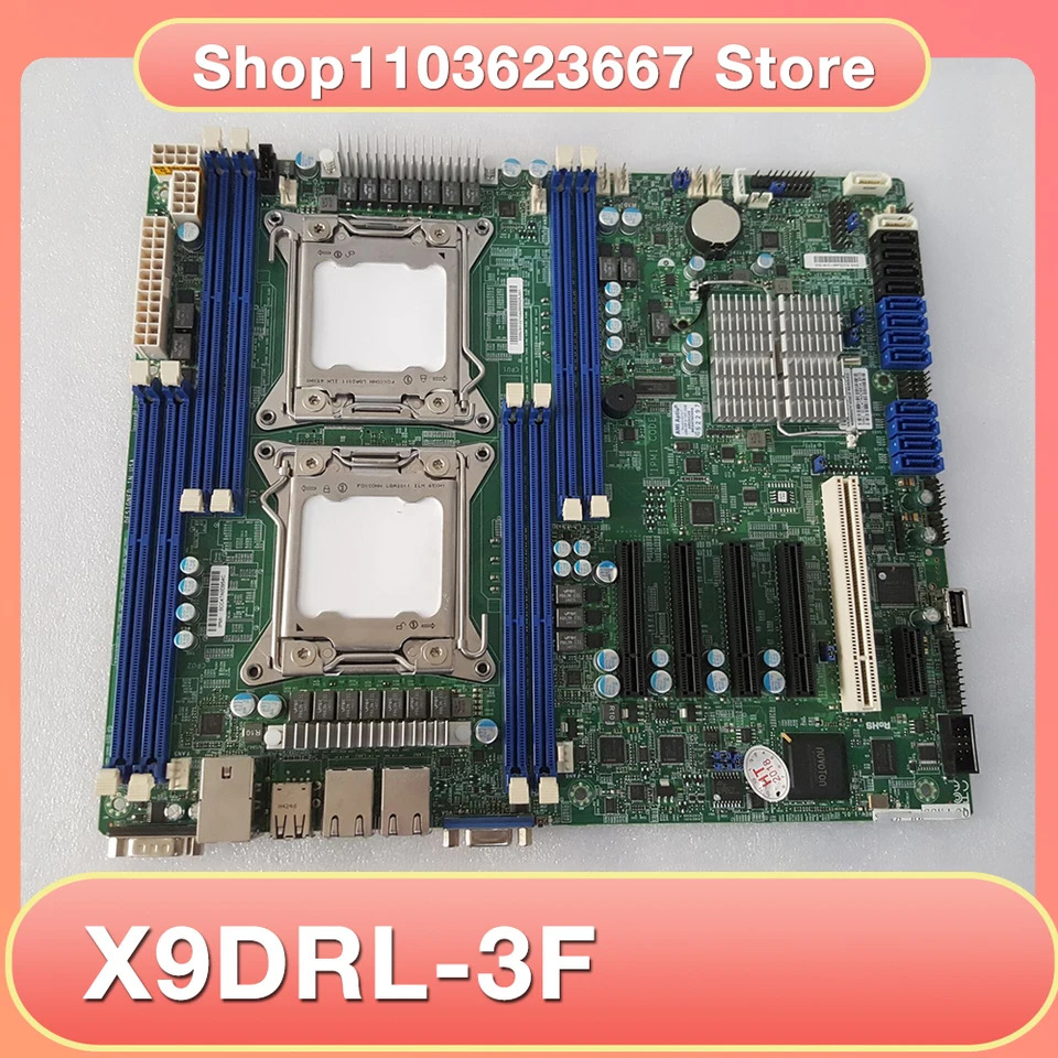 오리지널 마이크로 포장 듀얼 채널 2011 E5-2680V2 마더보드 X9DRL-3F