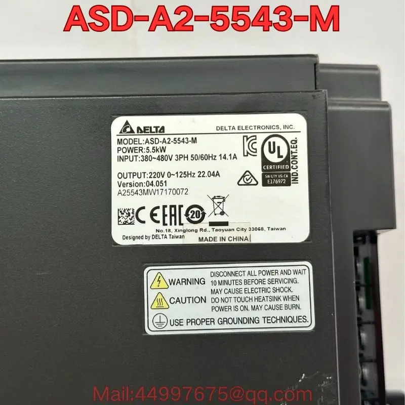 리퍼 ASD-A2-5543-M 서보 드라이브 기능 리퍼는 정상