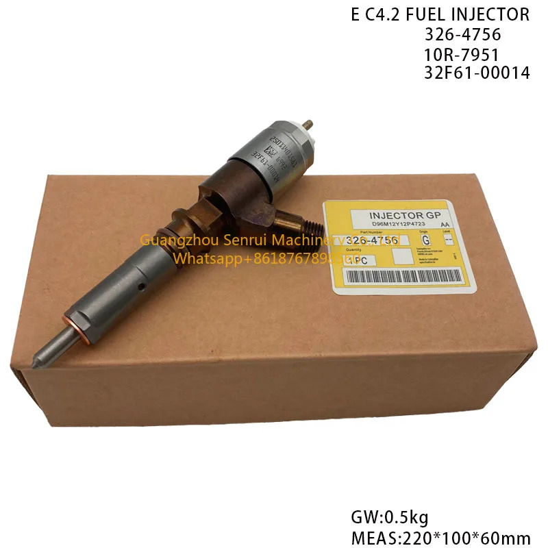 SUNORO 디젤 인젝터 CAT 312D 굴삭기 C4.2 C6.4 엔진326-4756 32F61-00014