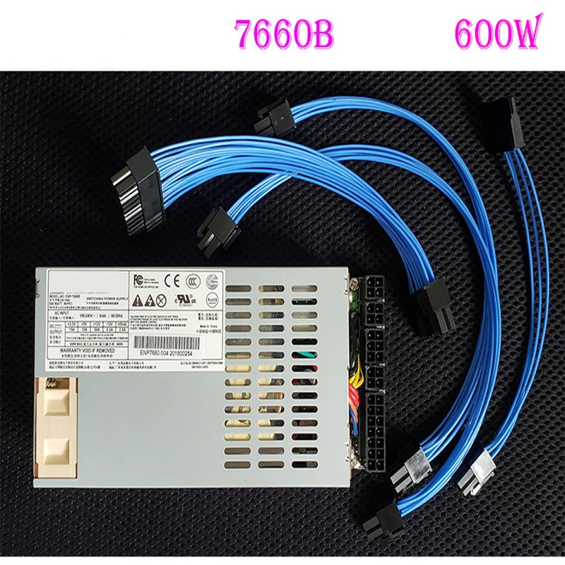 FLEX NAS I 향상PSU 소형 1U A4M K35 K39 K49 M41 T34 600W 전원공급장치 ENP-7660B ENP 7660B 신