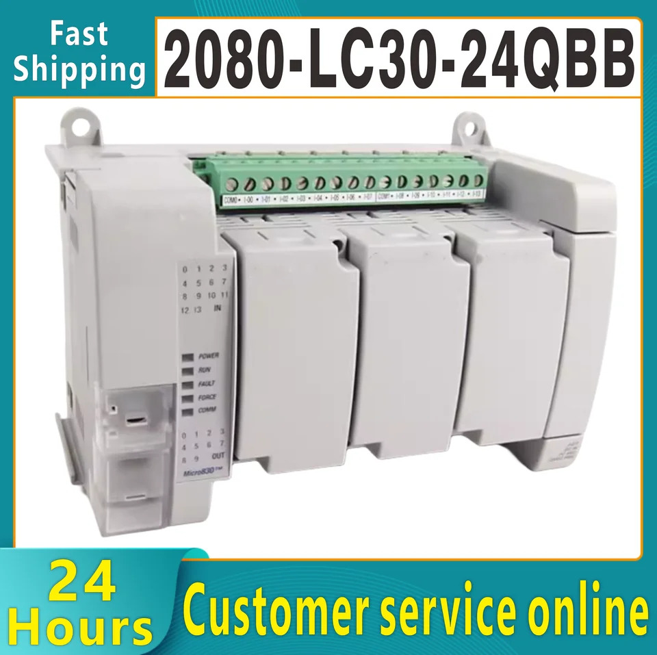 마이크로 830 컨트롤러 14 입력 24V AC DC 2080LC3024QBB 2080-LC30-24QBB 신