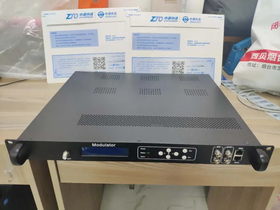 디지털 케이블 TV 변조기 8채널 HD 입력 주파수 isdbt dvbc 또는 dvbt 인코더