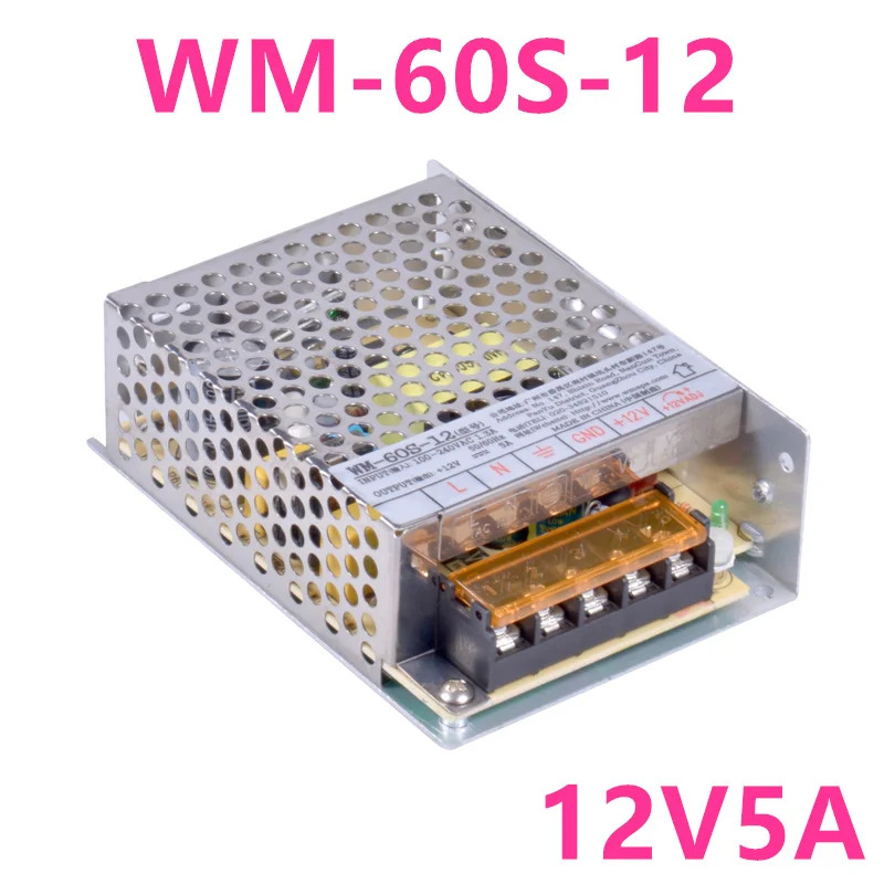 WANGM호환A 5V10A 12V5A 24V2.5A 60W WM-60S-5 WM-60S-12 WM-60S-24 새 전원공급장치