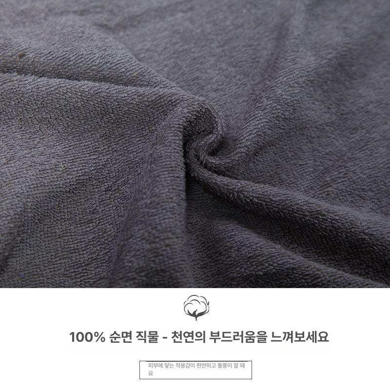 초대형 샤워가운 흡수성 홈웨어 극세사 빅사이즈목욕가운 흡성 바스로브 남자가운 - 상세 이미지 3
