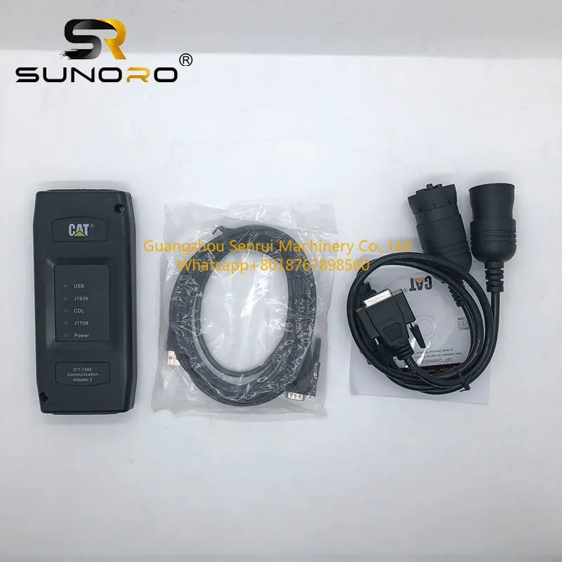 SUNORO 버전 ET-3 III 478-0235 ET4 굴삭기 통신 어댑터 그룹 317-7485 ET3 진단 도구