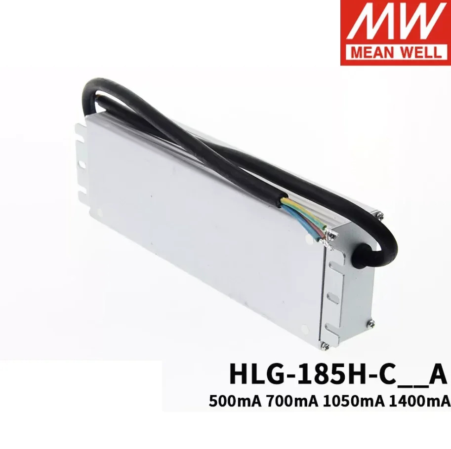 MEAN WELL LED 정전류 스위칭 전원공급장치 A/B 디밍 HLG-185H-C 500/700/1050/1400mA