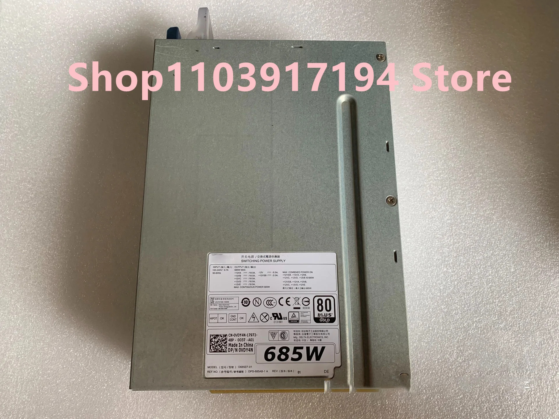 DELL 워크스테이션 전원공급장치 D685EF-01 F685EF-01 CYP9 H685EF-00 CT3V3 W4DTF T5810 T7810 685W