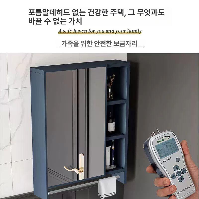 벽걸이형 원목수납장 캐비닛 흰색 상부장 서랍장 벽걸이장 북유럽 도어 찬장 보관함 - 상세 이미지 5