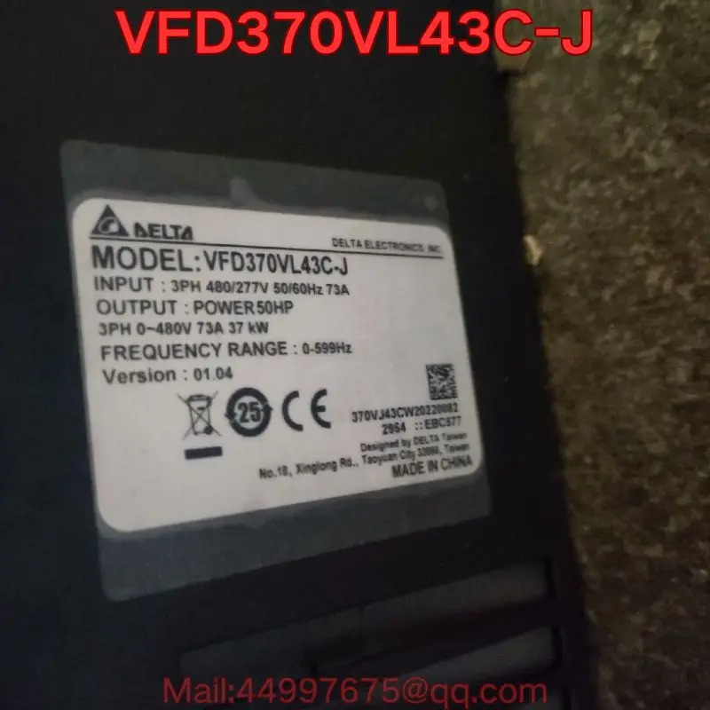 리퍼 VFD370VL43C-J 사출 성형기 프로 서보 드라이브 기능 리퍼는 일반적으로 교섭이 필요