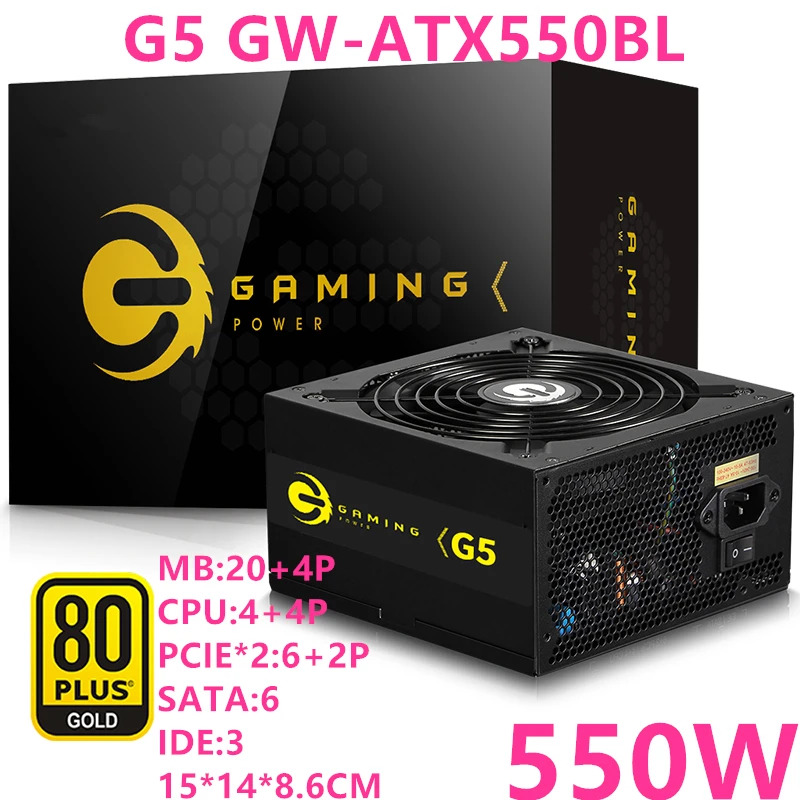 그레이트 월 PSU 550W 650W 750W 피크 850W G5 GW-550BL G6 GW-650BL G7 GW-750BL 신