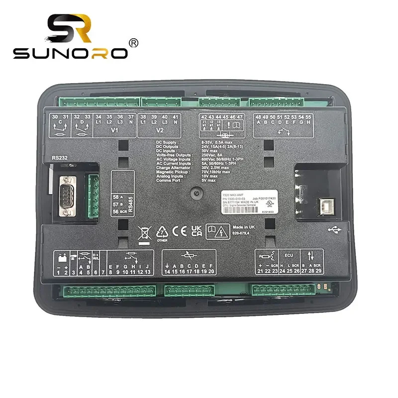 전자동 시작 원격 모니터링 발전기 세트 AMF 심해 컨트롤러 DSE 7320 mkii ATS 컨트롤패널 모듈
