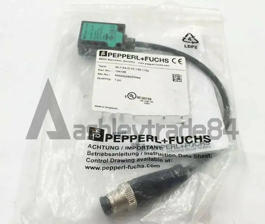 Pepperl Fuchs 광전스위치 ML7-54-G 25 136 115B 신