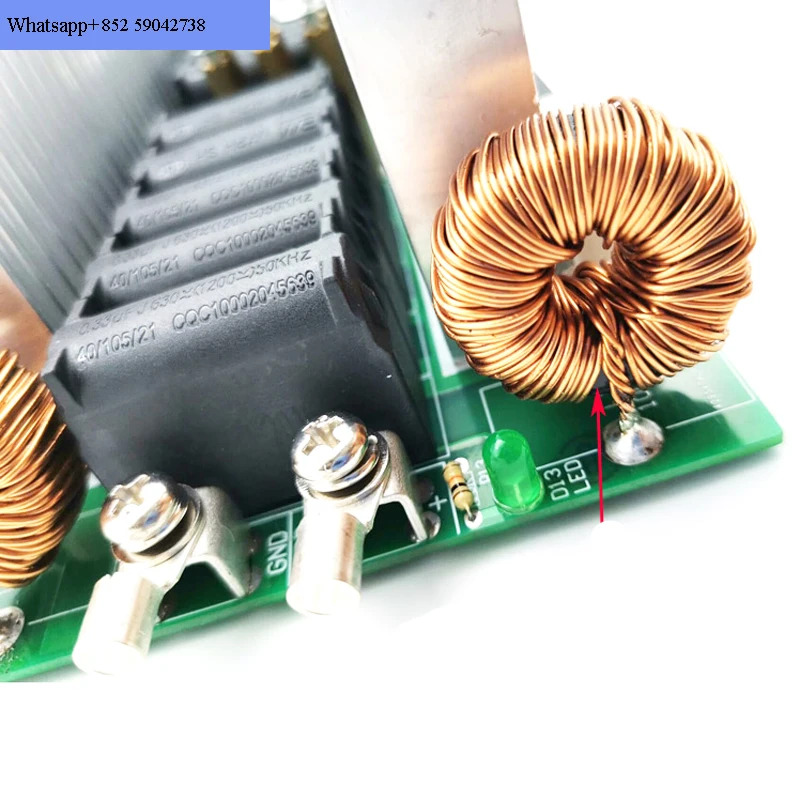 테이프리스 6 튜브 ZVS 고주파 유도 가열 기계 담금질 모듈 DIY 키트 3000W 50A
