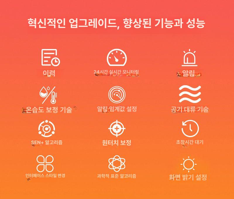 미세먼지측정기 공기질검사 실시간 먼지센서 환경모니터링 대기오염 테스터기 - 상세 이미지 5