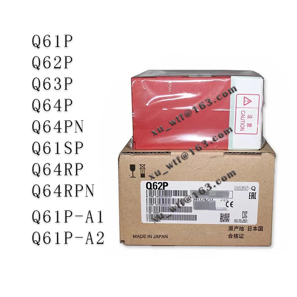 PLC 전원 모듈 포장 상품 Q61P Q62P Q63P Q64P Q64PN Q61SP Q64RP Q64RPN Q61P-A1 Q61P-A2 QG60 QD62 QD62D 신
