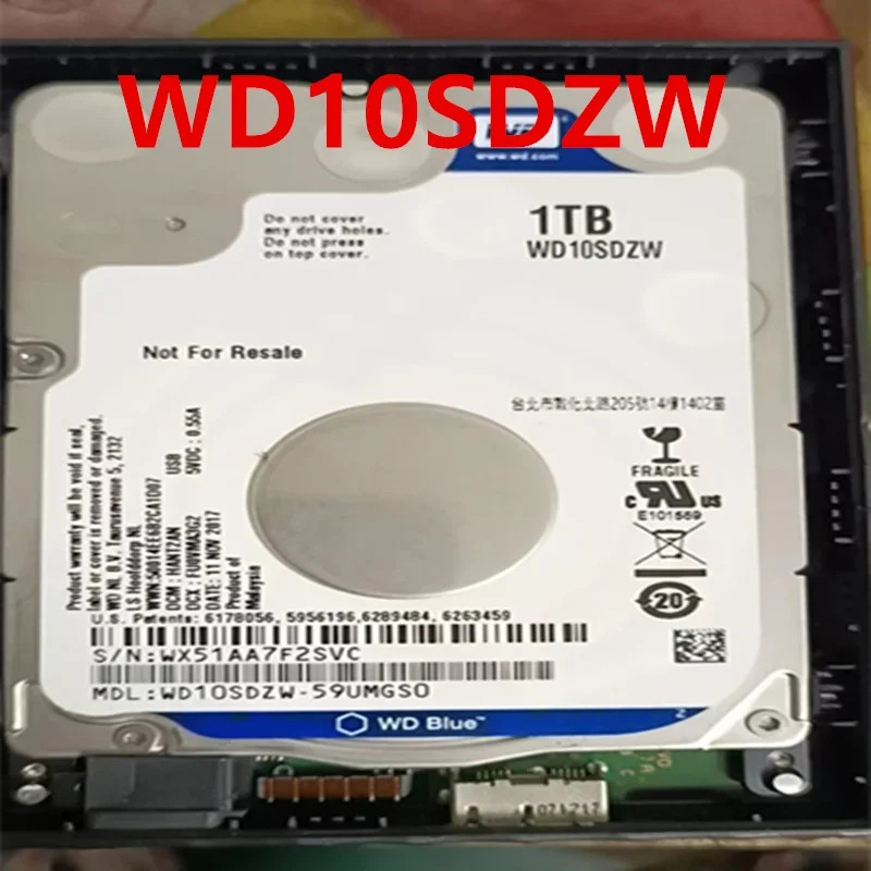 WD 1TB 모바일 하드 드라이브 WD10SDZW거새 HDD