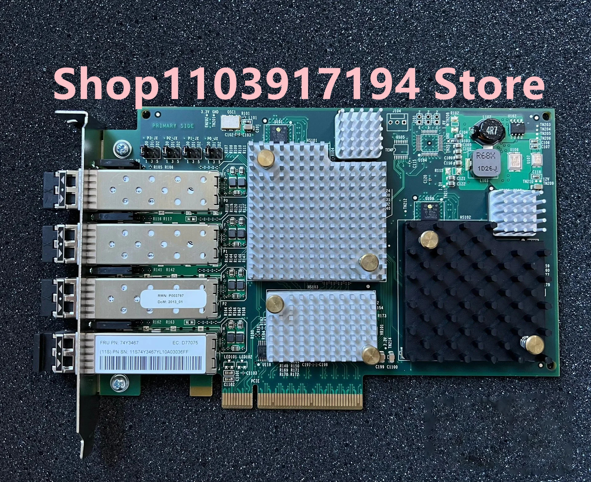 IBM 5729 미니 컴퓨터 광섬유 카드 P7 P8 74Y3467 8G HBA