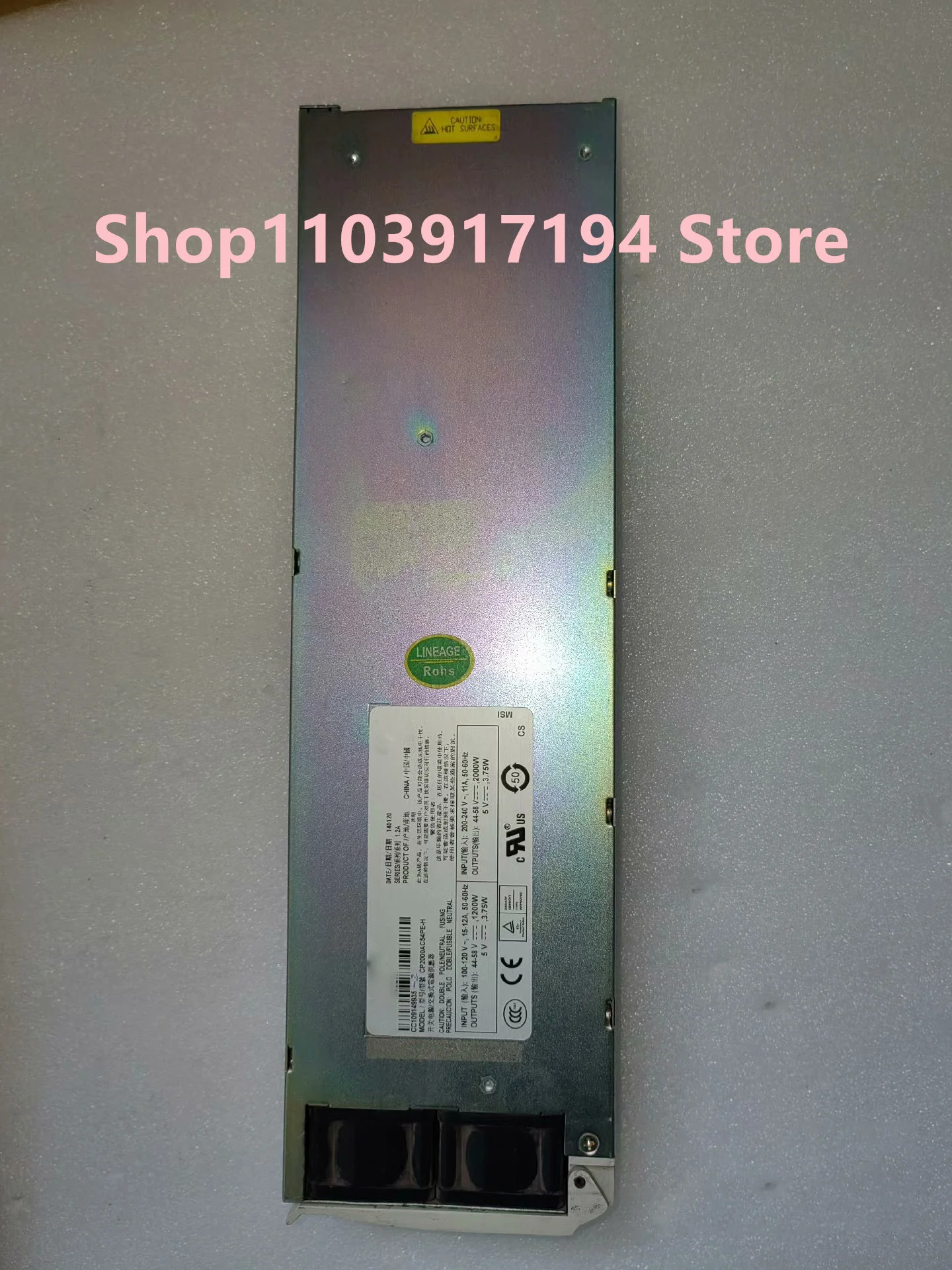 선형 CP2000AC54PE-H 정류기 전원공급장치 모듈 AC-DC 전원 2000W