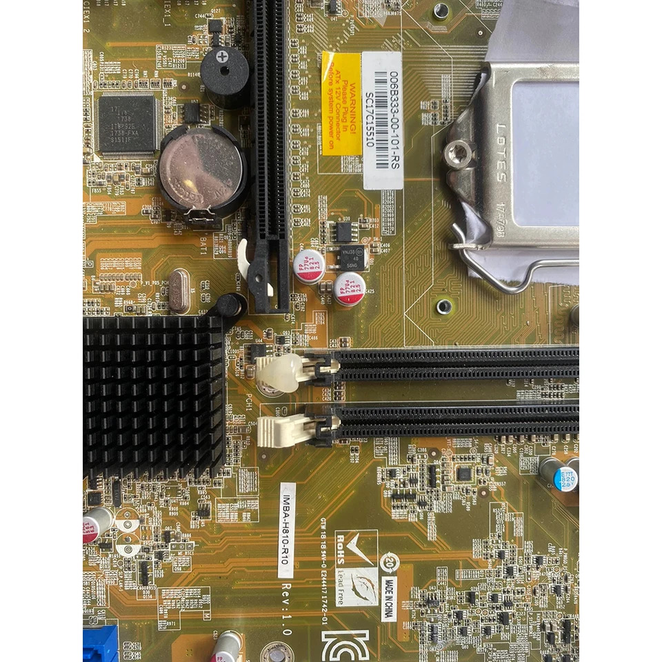 IEI 듀얼 포트산업제어 장비 마더보드 IMBA-H810 IMBA-H810-R10 Rev1.0