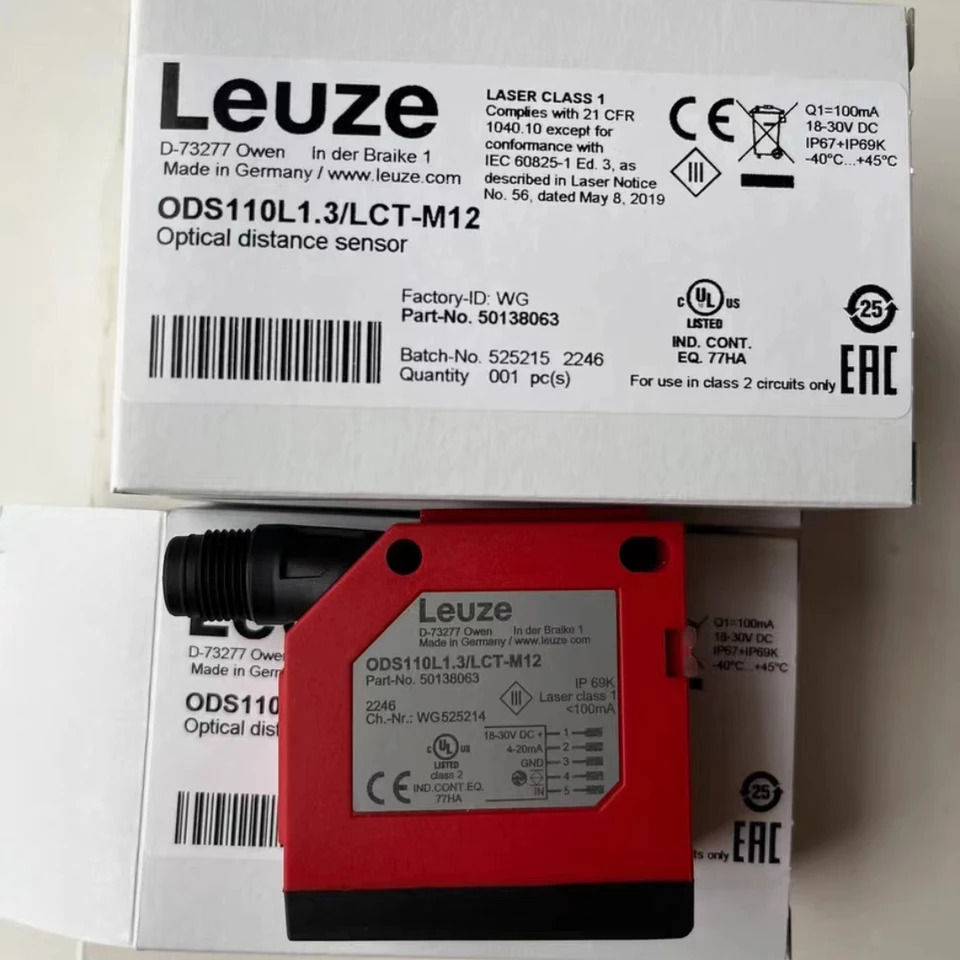 LEUZE 거리 센서 ODS110L1.3LCT-M12 ODS110L1.3 LCT-M12 50138063 신