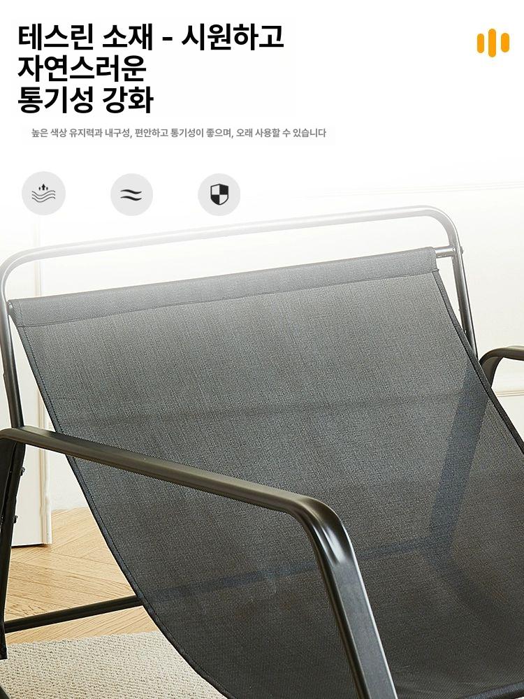 안락 수유의자 소파 스웽체어 라운지 독서 무중력의자 편안한 휴식의자 - 상세 이미지 5