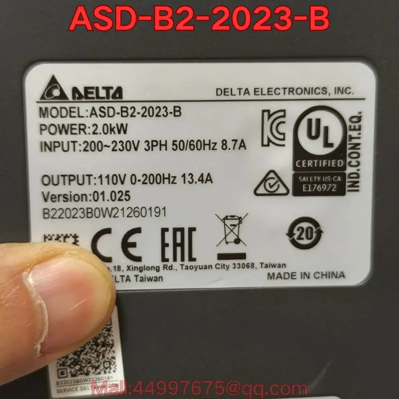ASD-B2--B 서보 드라이브