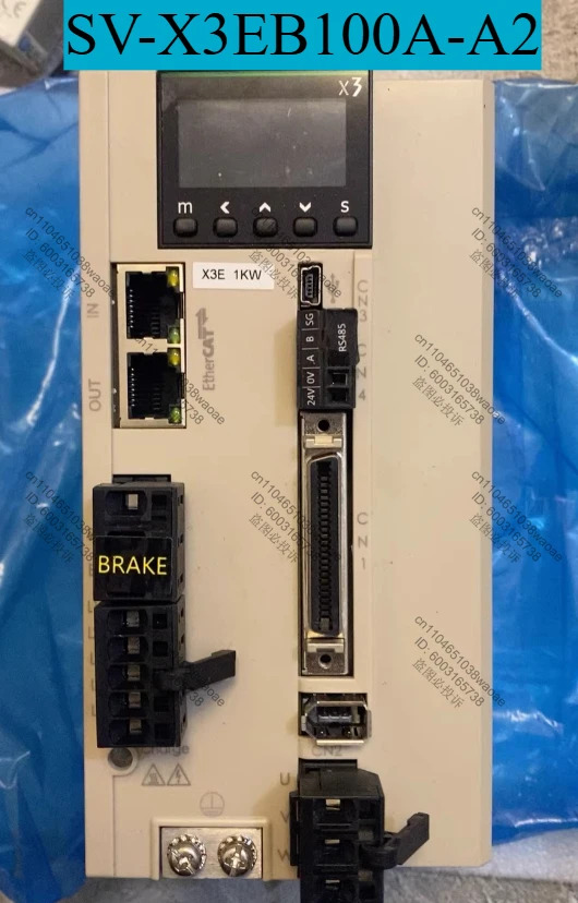 1KW 서보 드라이버 SV-X3EB100A-A2 완전히 기능하며 리퍼를 거쳤습니다.