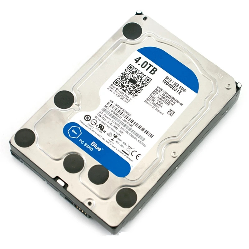 WD40E31X데스크탑 SSDWD Blue 4TB 3.5 SATA 6 Gb/s 64MB8G 5400RPM새 원본 SSHD