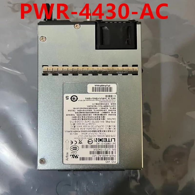 CISCO ISR4000 오리지널 전원공급장치 PWR-4430-AC DPS-400AB-24 B 341-0653-02 PS-2421-2-LF 341-0653-01 430W