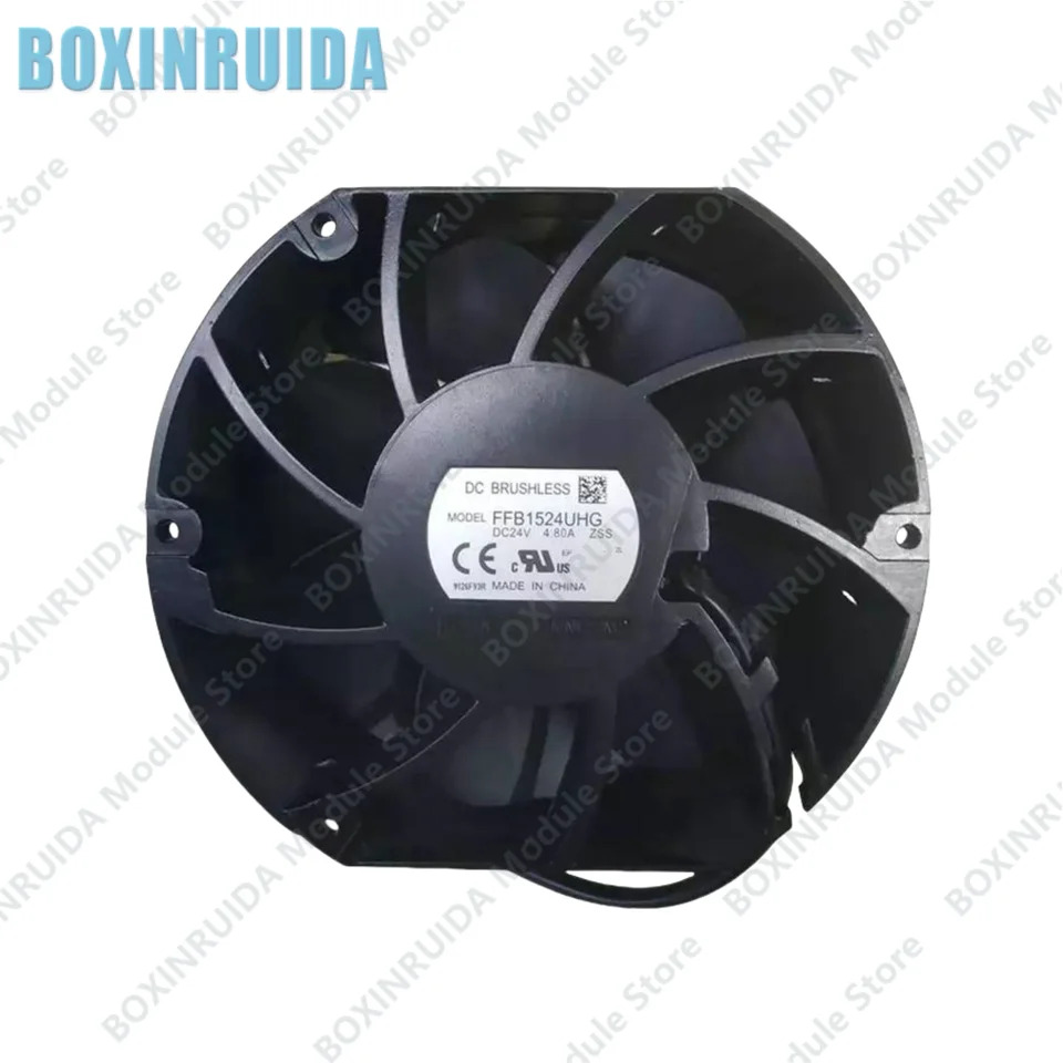 오리지널 FFB1524UHG 주파수 변환기 24V 4.8A R6 ABB ACS880 냉각팬 신