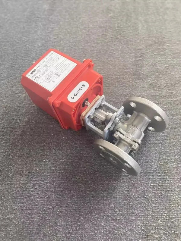 UM-1 electric 볼 밸브 대만 Dingji 액추에이터 220V 스테인레스 스틸 플랜지 DN20