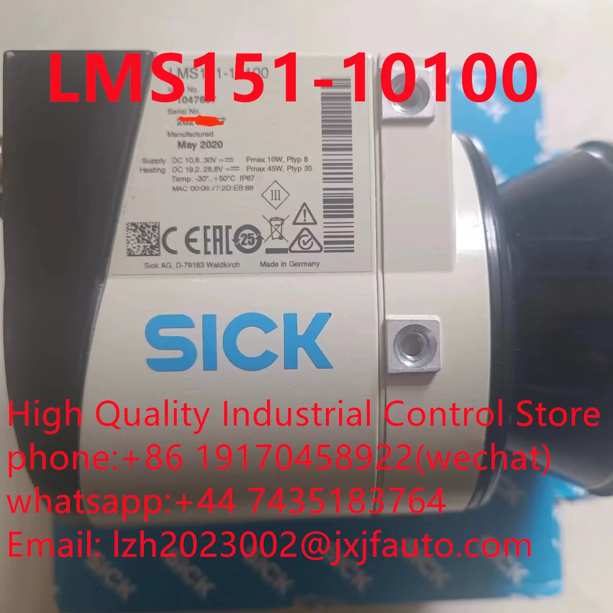 LIDAR LMS151-10100 납품 1047607