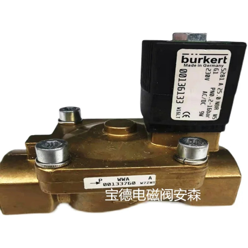 BURKERT5281 솔레노이드 밸브 A 25.0 G1 230V 0290 G1/2 0280 00134328