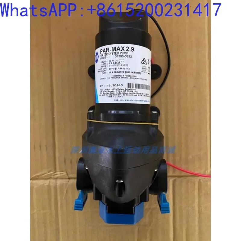 Jabsco 자체 프라이밍 펌프 2.9 12V 11 L/분 2.7 바 31395-0392