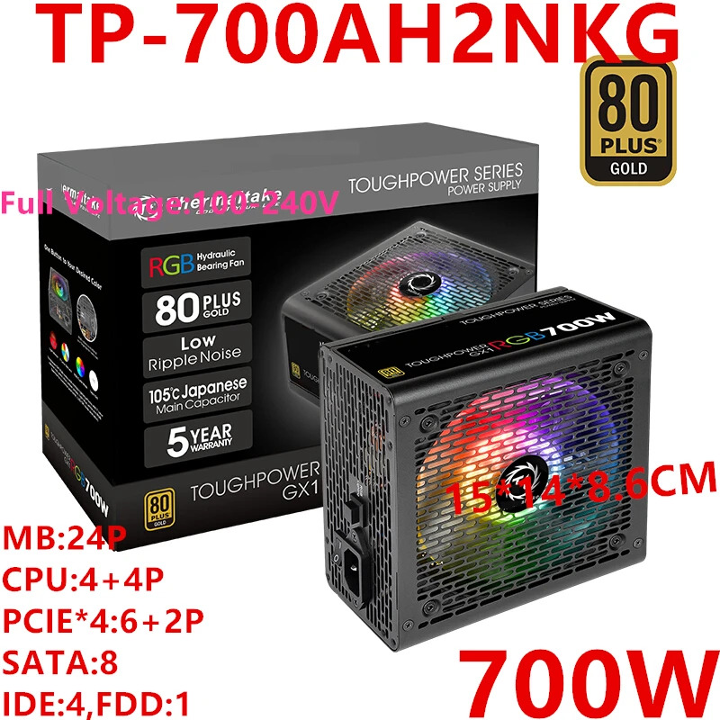 써멀테이크 Tt 터프파워 GX1 RGB 700W 600W 500W 전원공급장치 TP-700AH2NKG TP-600AH2NKG TP-500AH2NKG PSU 신