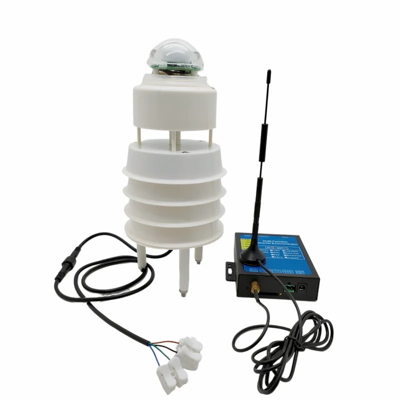 초음파 자동 컴팩트 기상 관측소 CE SDI12 RS485 4-20MA 0-5V 0-10V 출력
