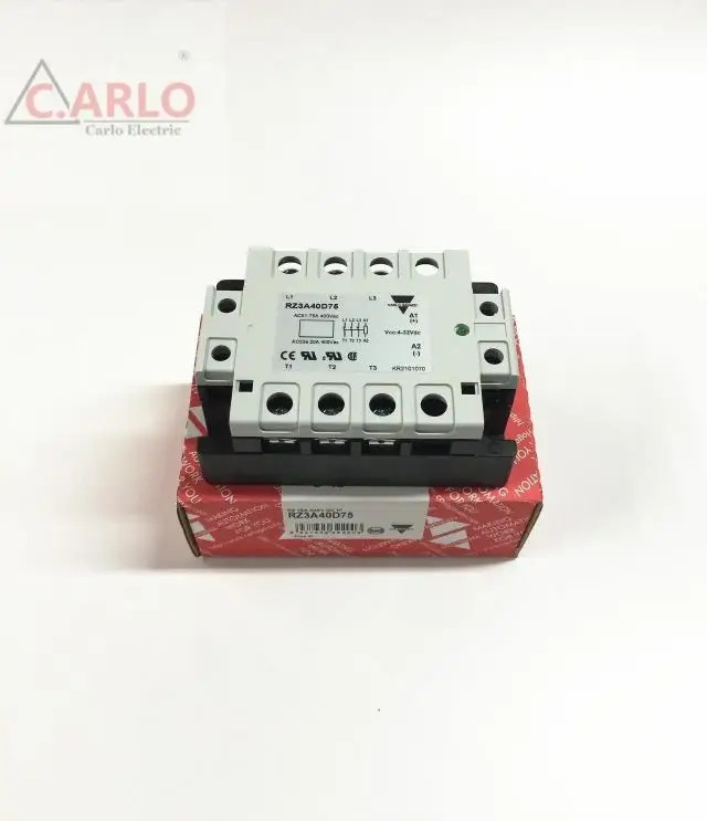 스위스 Jiale 부티크 다이렉트 구리 클래딩 DC 제어 AC 3상솔리드 스테이트 릴레이 RZ3A40D75