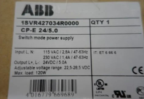 ABB 스위칭 전원공급장치 CP-E 24/5 신