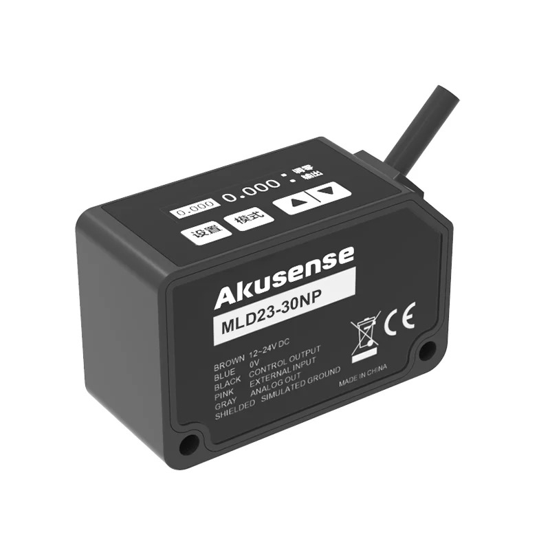 미니 디지털 디스플레이 삼각 측정 Akusense 확산 반사 변위센서 30mm 100mm 200mm