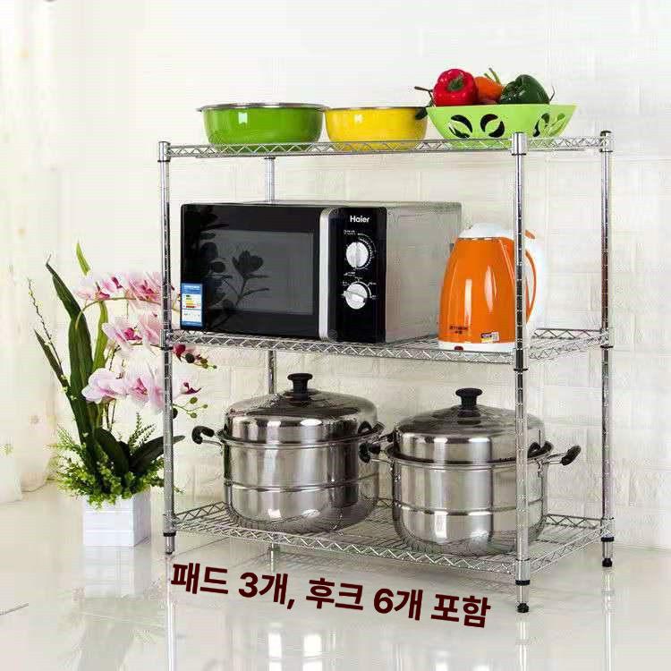 조립식 정리대 삼층 대형 전시대 랙 산업용 앵글선반 디스플레이 거치대 보관대 - 상세 이미지 2